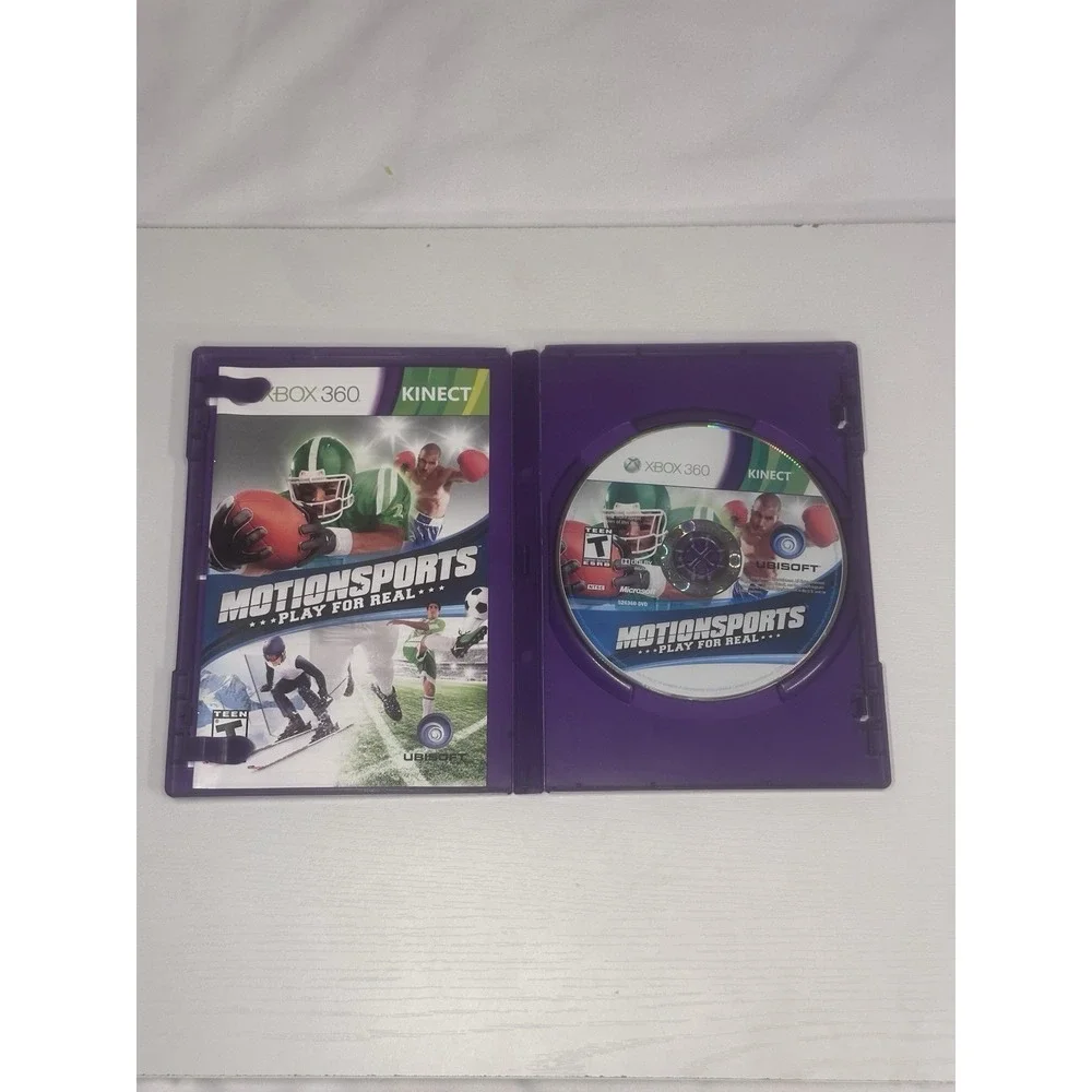 MotionSports Xbox 360 Kinect Game Complete With Manual